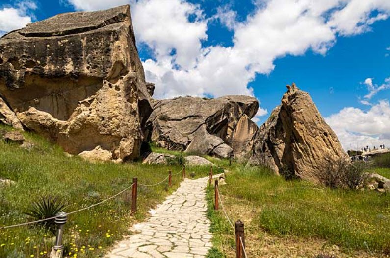 Gobustan Rock Art Cultural Landscape, Gobustan, ~60 km from Baku, Azerbaijan
